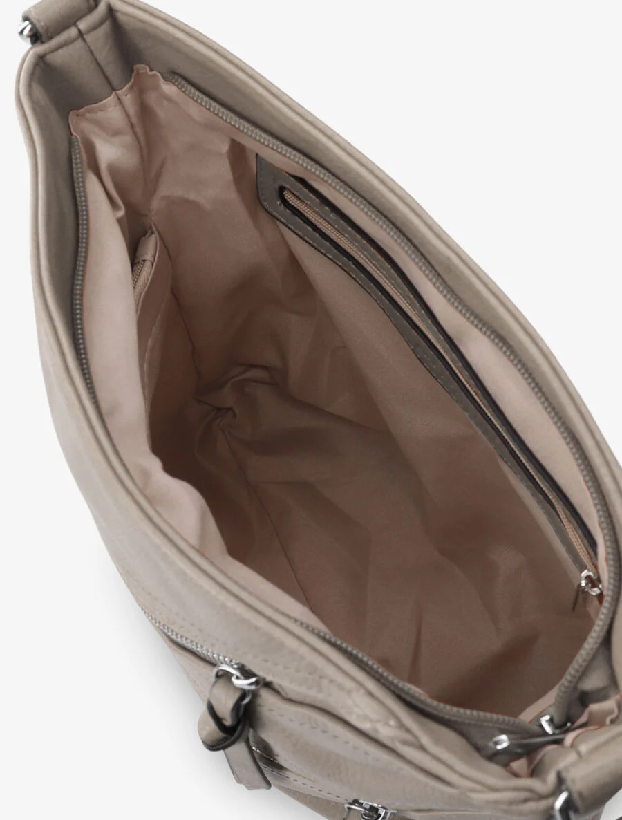 Itohan schoudertas - Taupe - Image 5