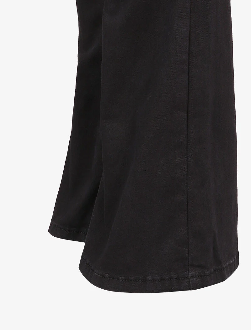 Jean flare extra lang met standaard taille - Zwart - Image 3
