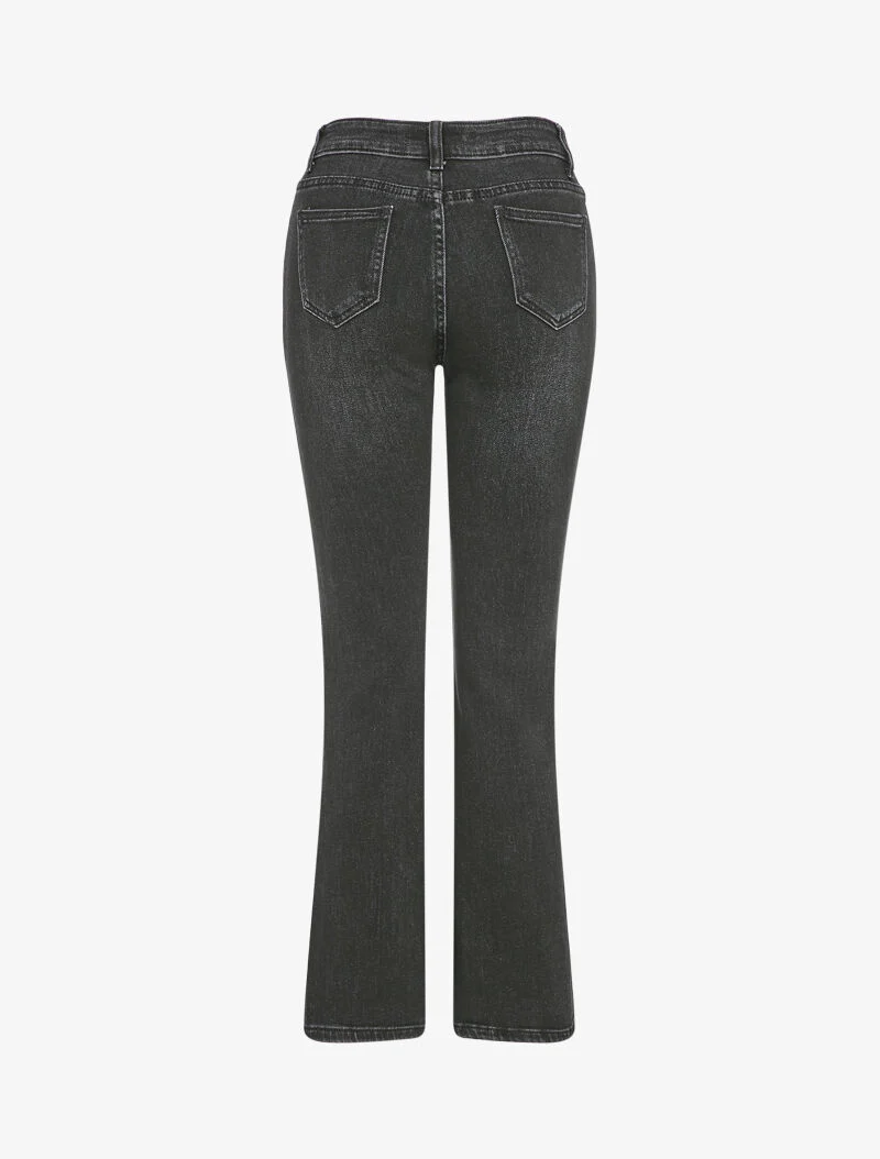 Licht vervaagde flare jeans - Donkergrijs - Image 2