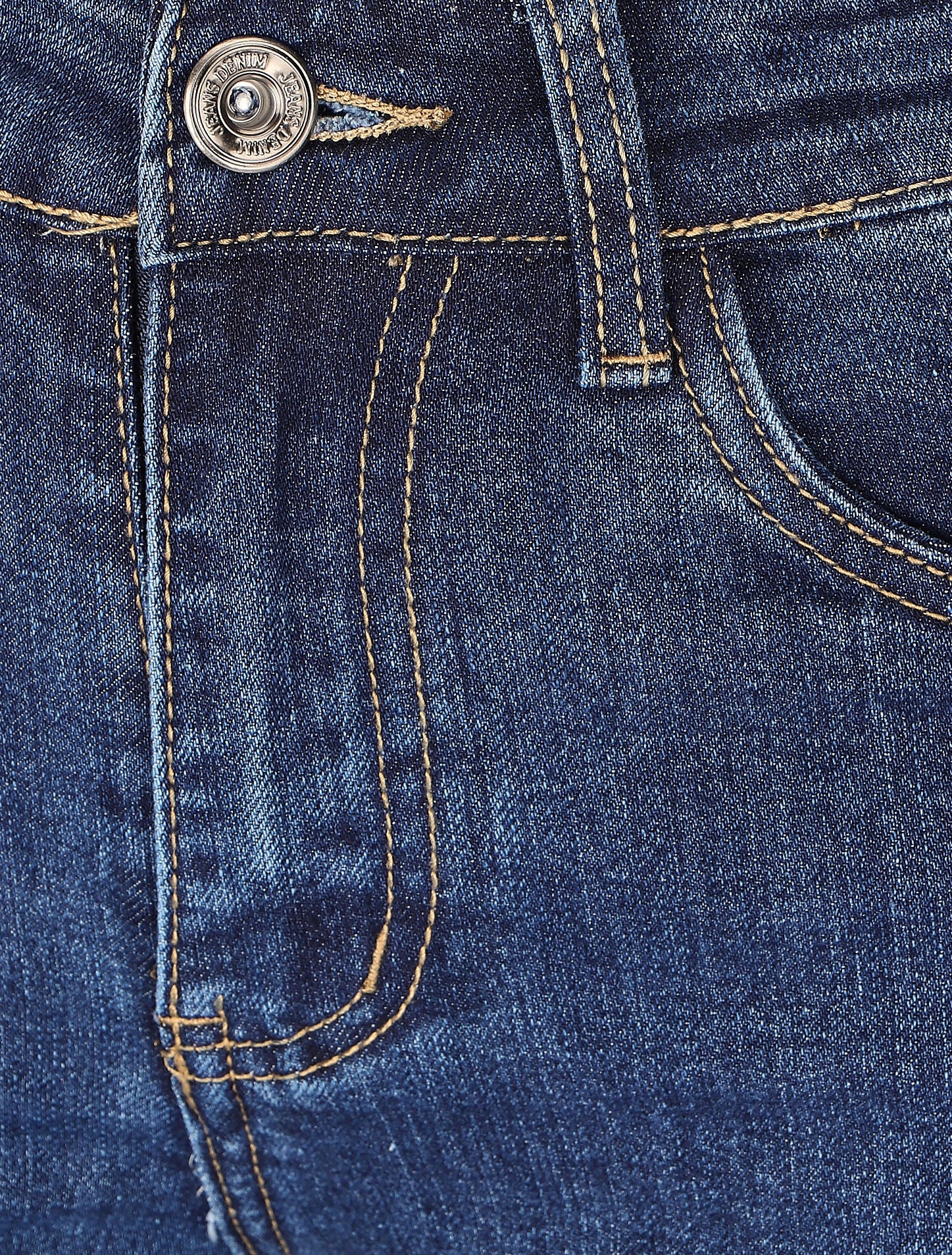 Jean flare stretch taille haute - Blauw denim - Image 3