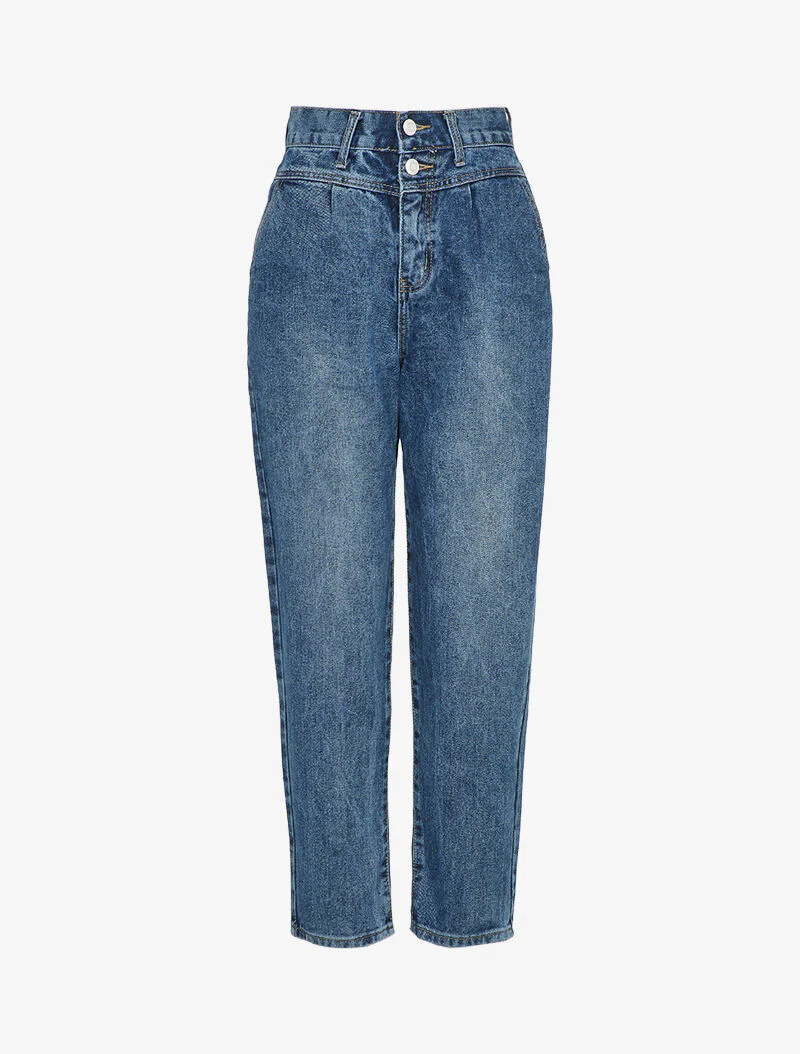Jean heeft een standaard maat - Blauw denim
