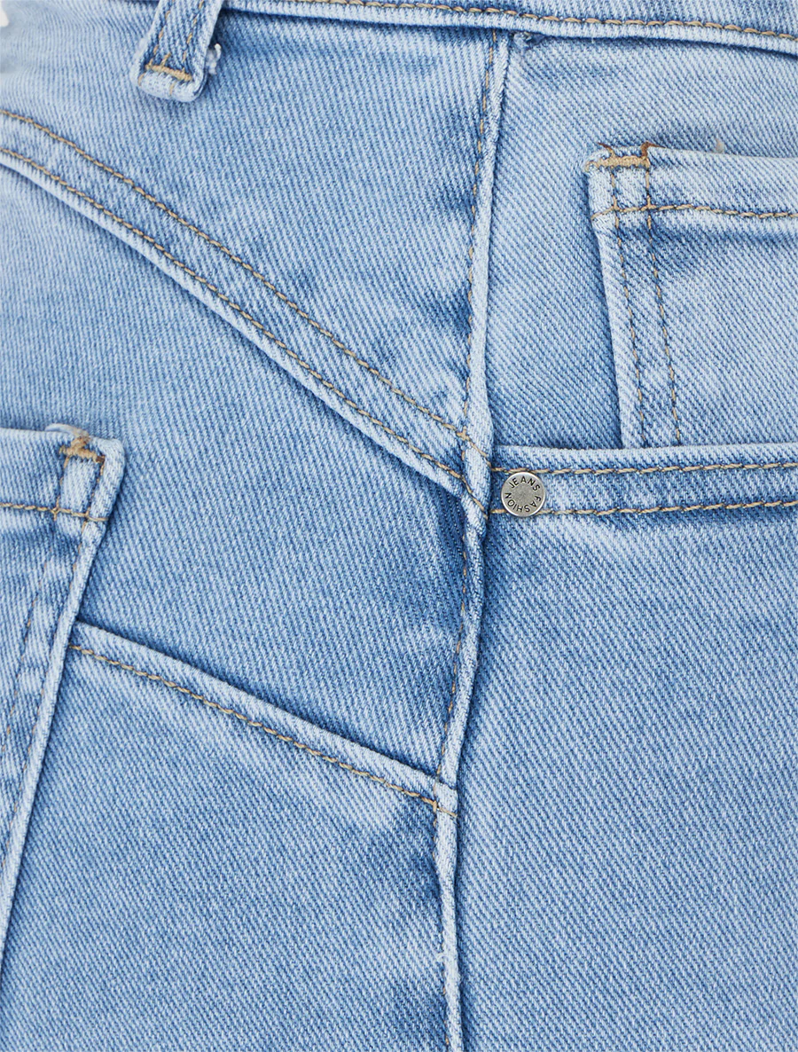 Jean high-waist push-up - Lichtblauw - Image 3