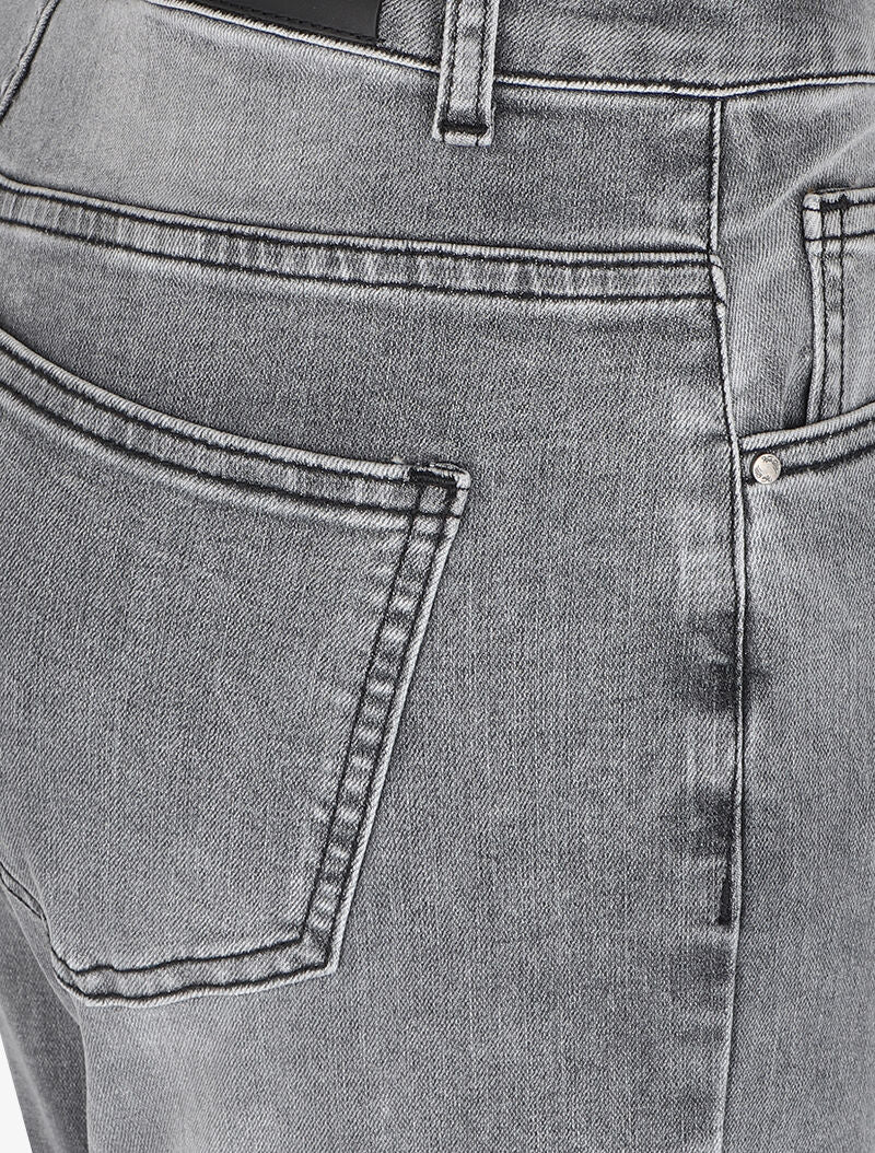 Jean maat 7/8 met standaard taille - Lichtgrijs - Image 3