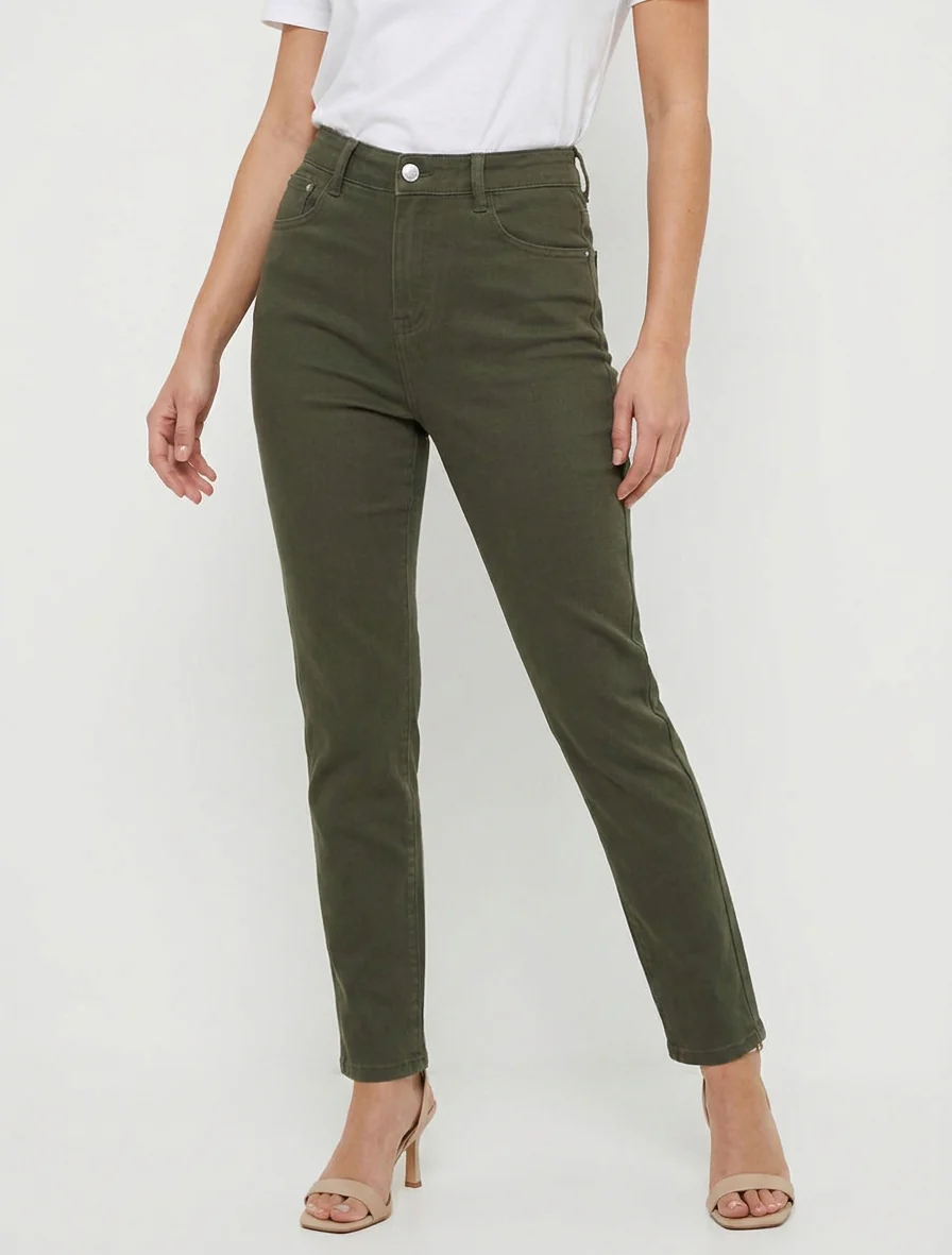 Jean mama eenheid - Kaki - Image 4