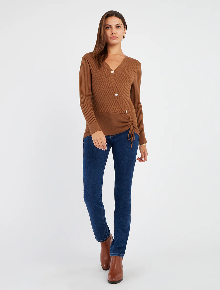 Jean met een hoge taille, casual. - Denim - Image 4