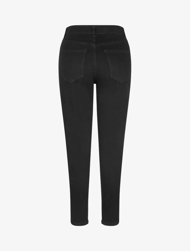 Jean met knoopsluiting - Zwart - Image 2