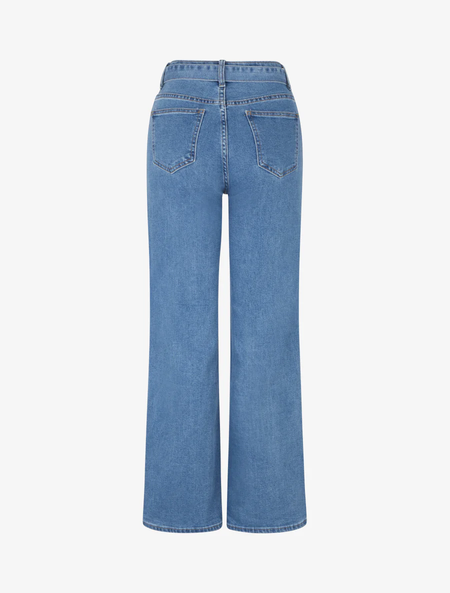 Jean met rechte snit - Blauw - Image 2