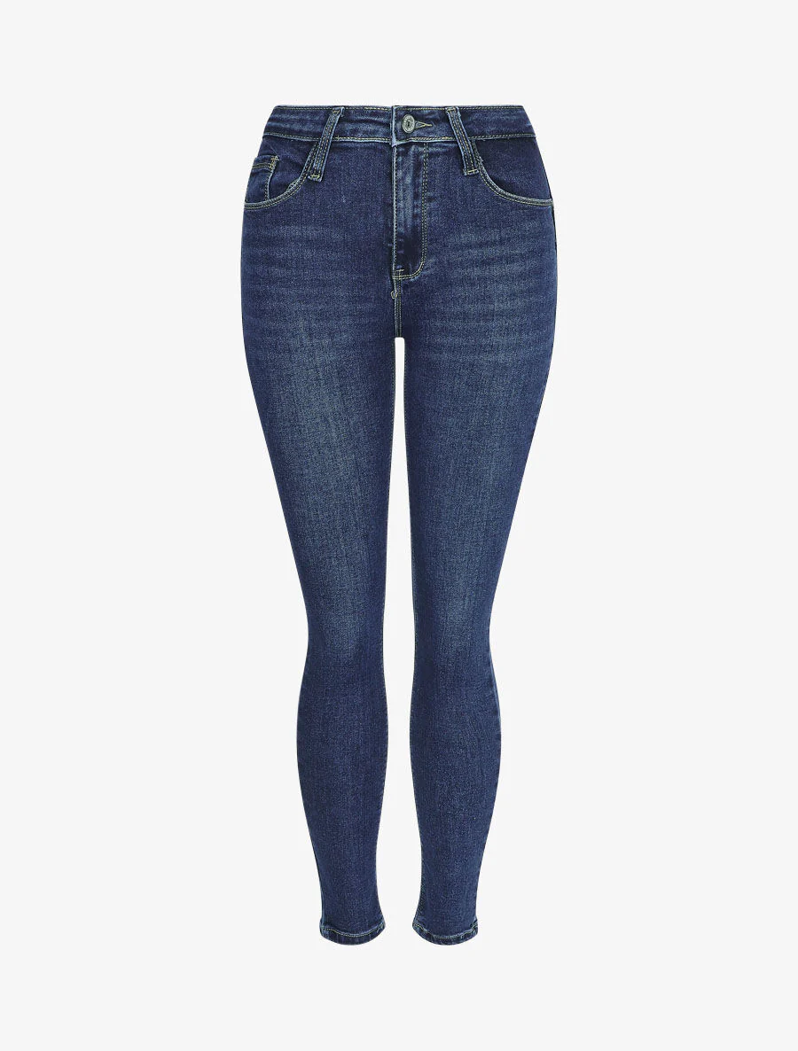 Jean met standaard taille - Blauw denim