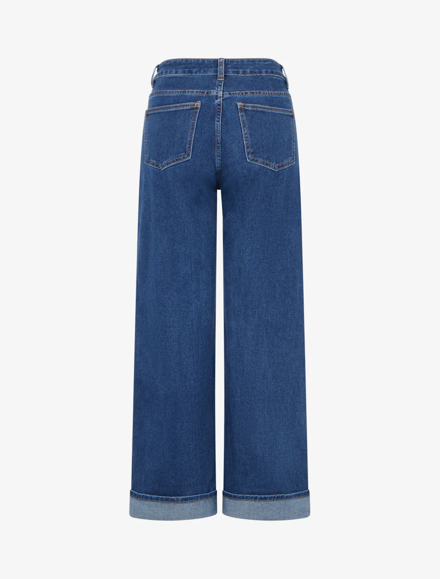 Jean met wijde zoom - Blauw - Image 2