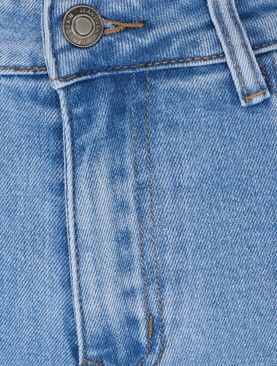 Jean moeder standaard taille standaard - Blauw - Image 3