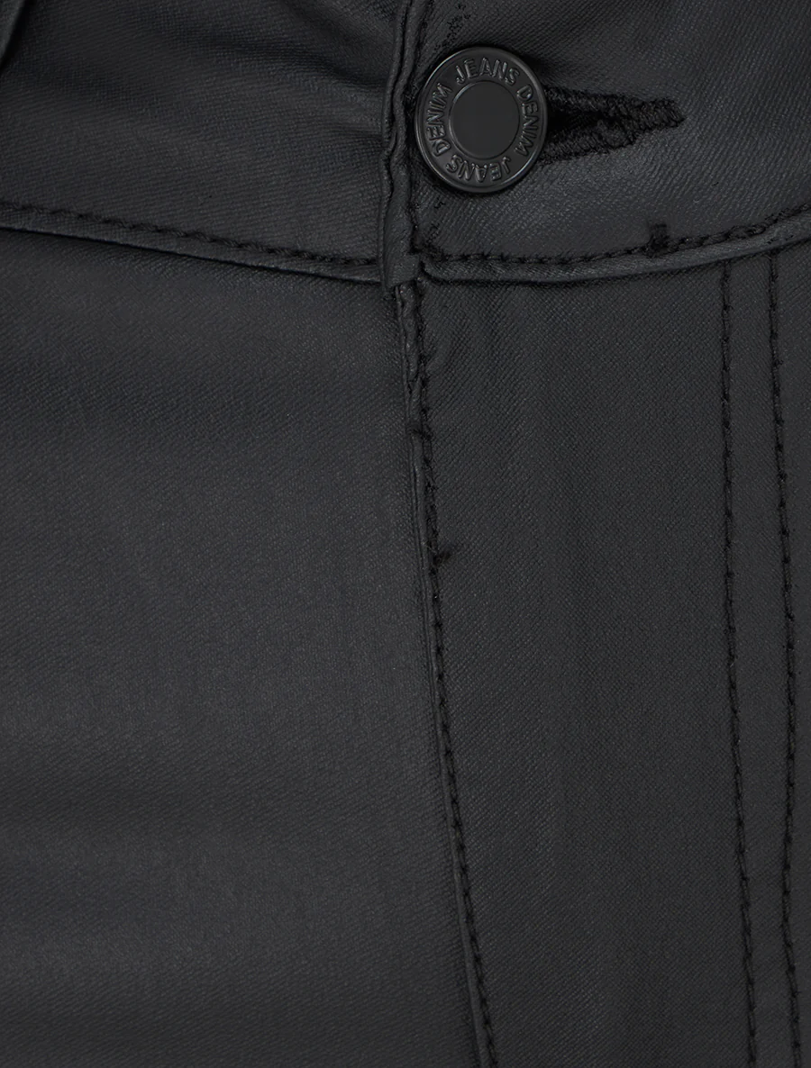 Jean push up coating - Zwart - Image 3