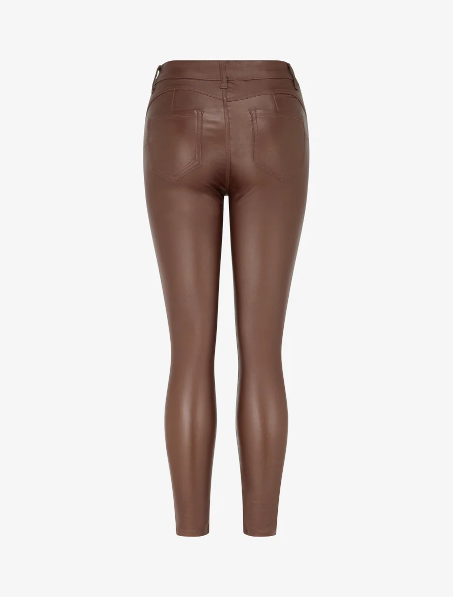 Jean push up coating - Bruin - Image 2