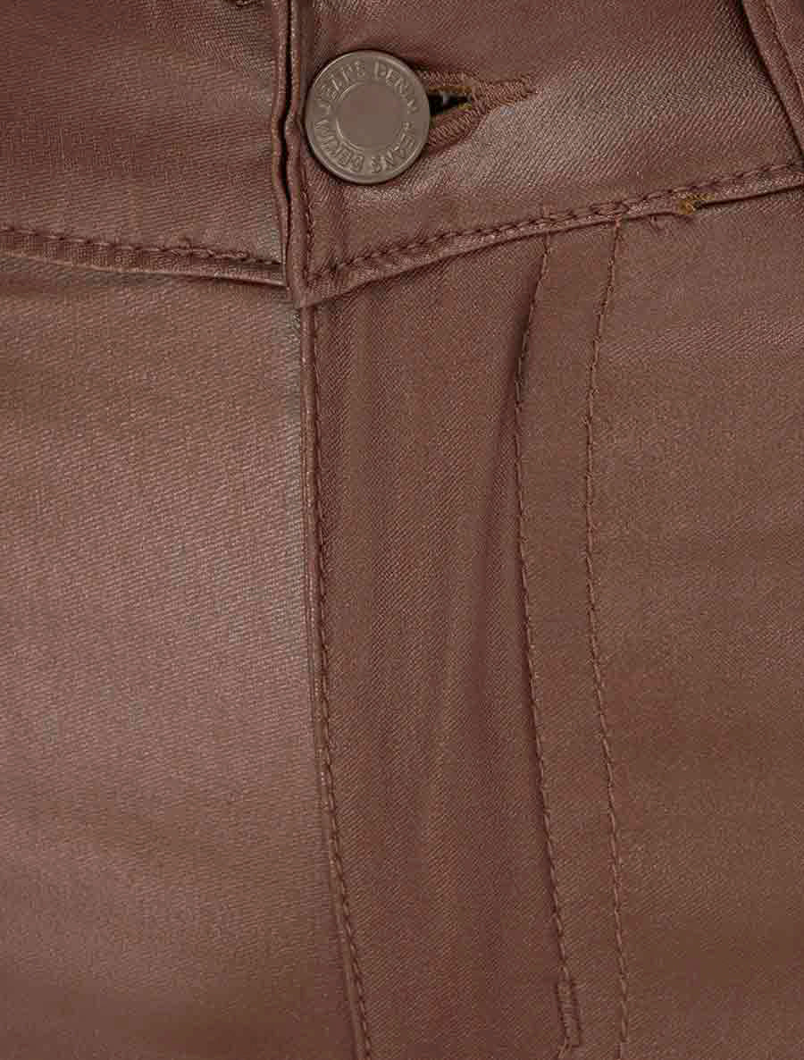Jean push up coating - Bruin - Image 3
