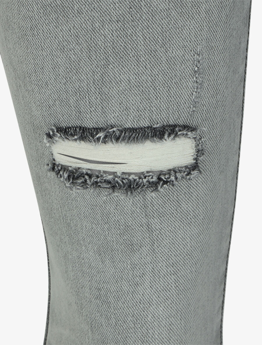 Jean push-up gescheurd - Grijs - Image 3
