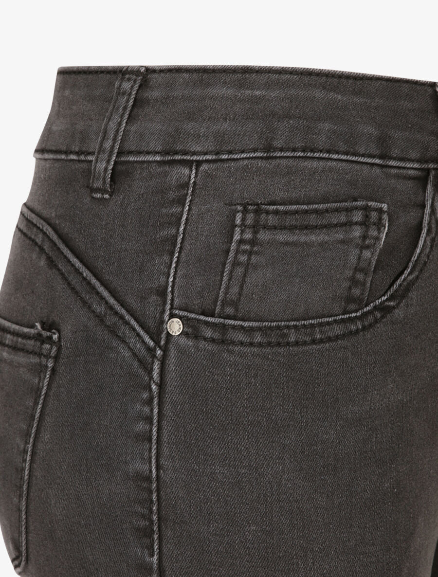 Skinny jeans 7/8 - Donkergrijs - Image 3