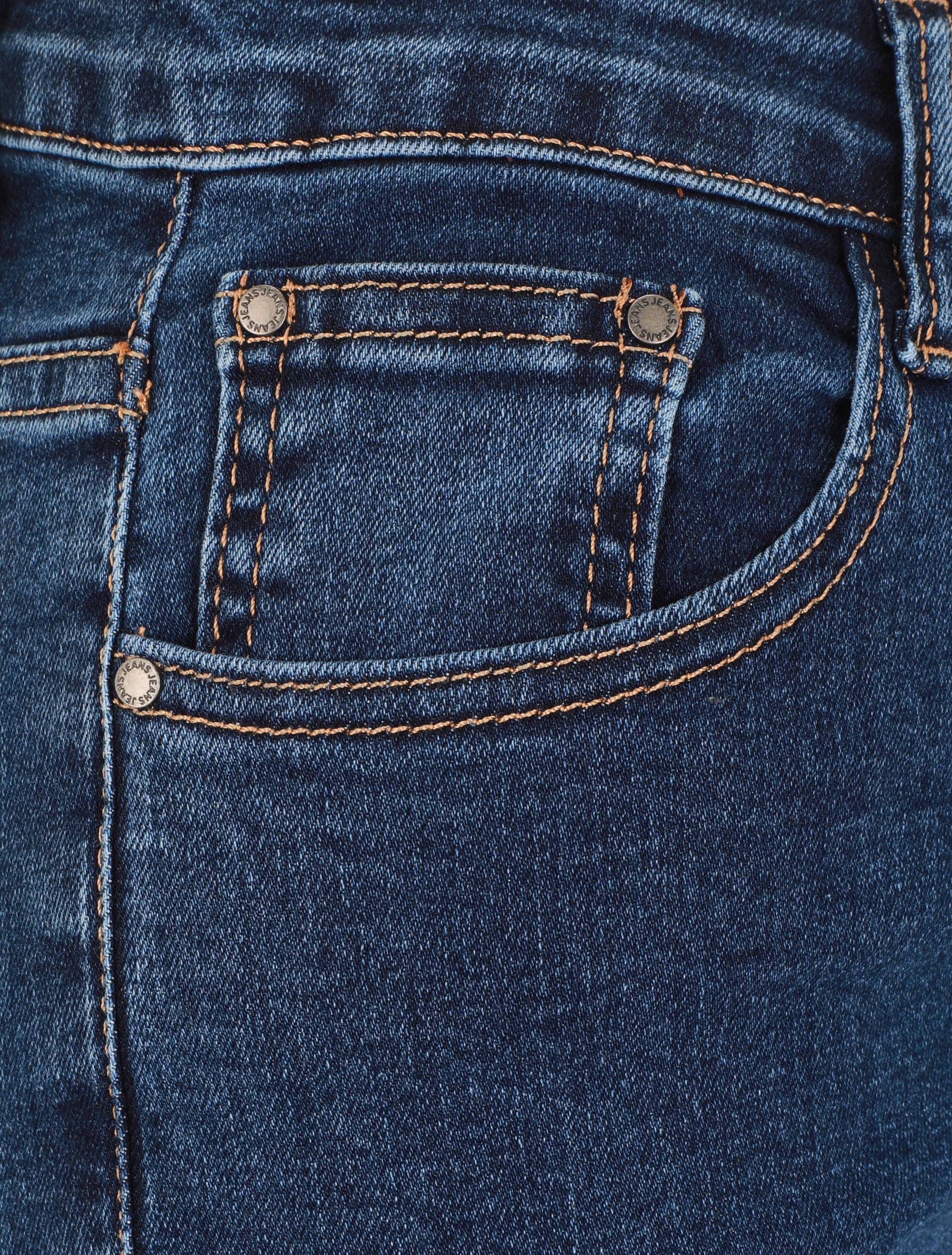 Skinny jeans met hoge taille - Blauw - Image 3