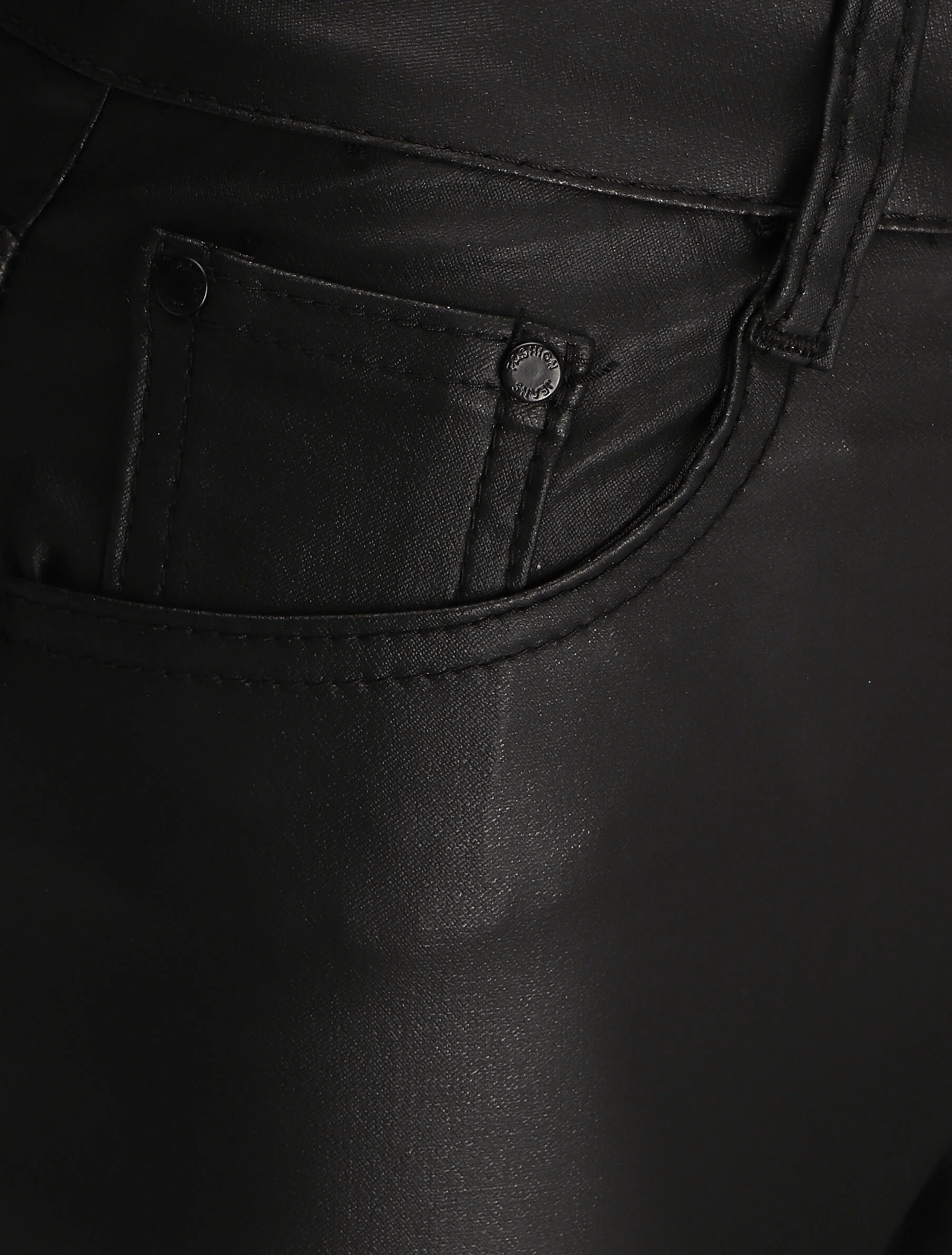 Jean skinny taille haute - Zwart - Image 3