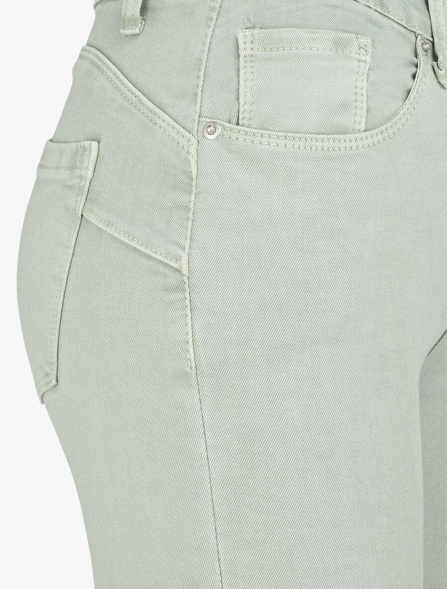 Jean skinny push up met zichtbare naden - Mintgroen - Image 3