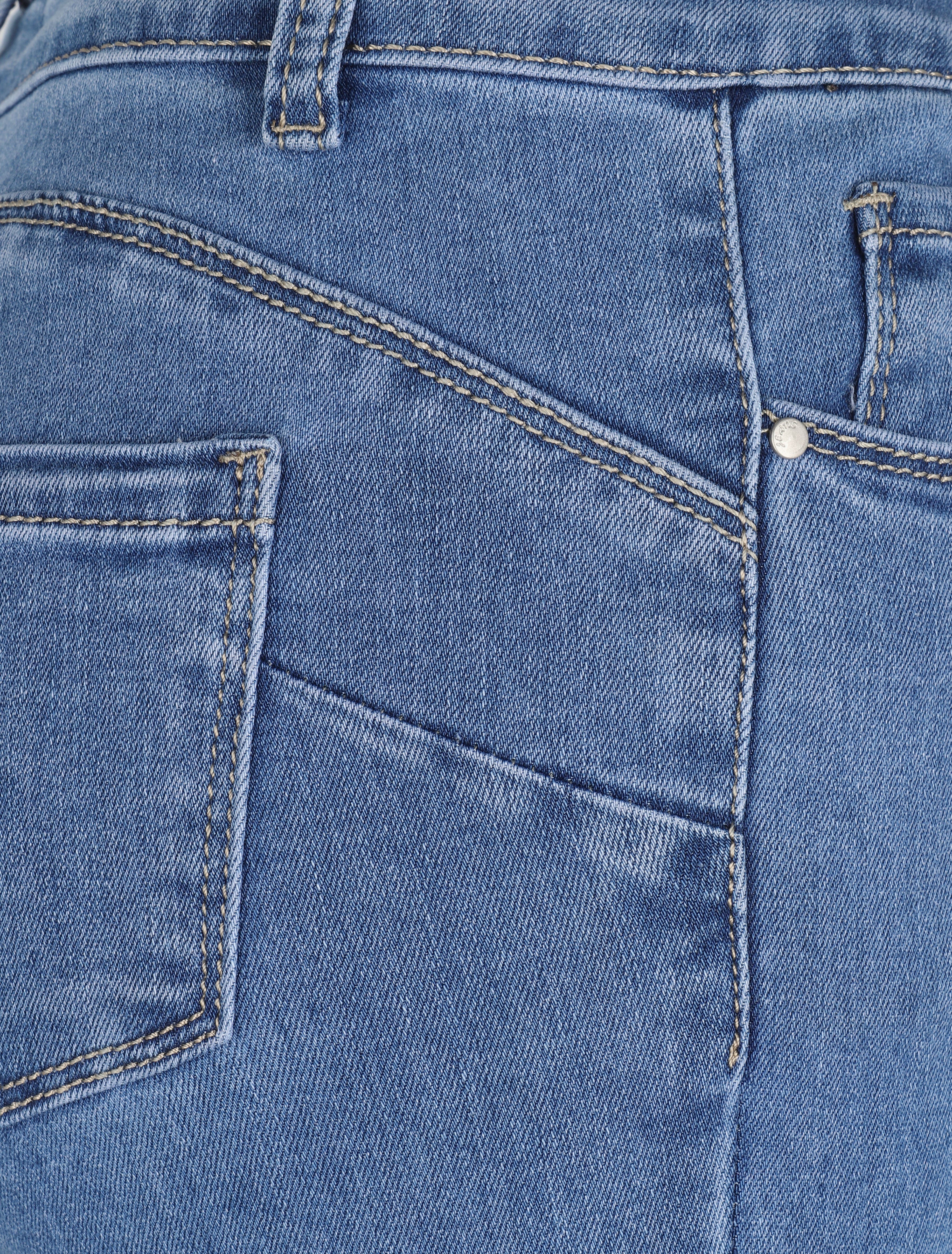 Skinny jeans effen - Blauw - Image 3
