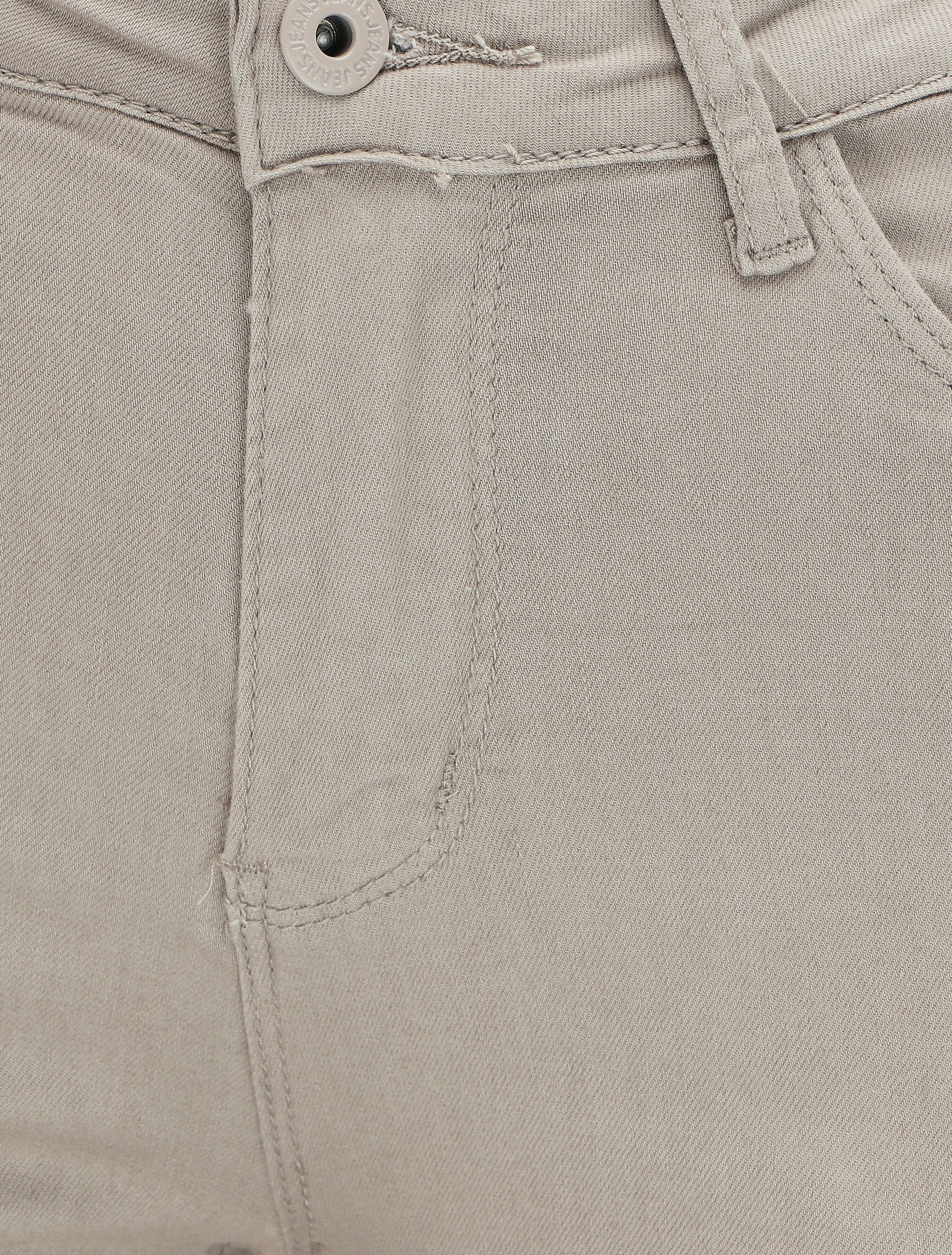 Jean slim eenkleurig push up - taupe - Image 3