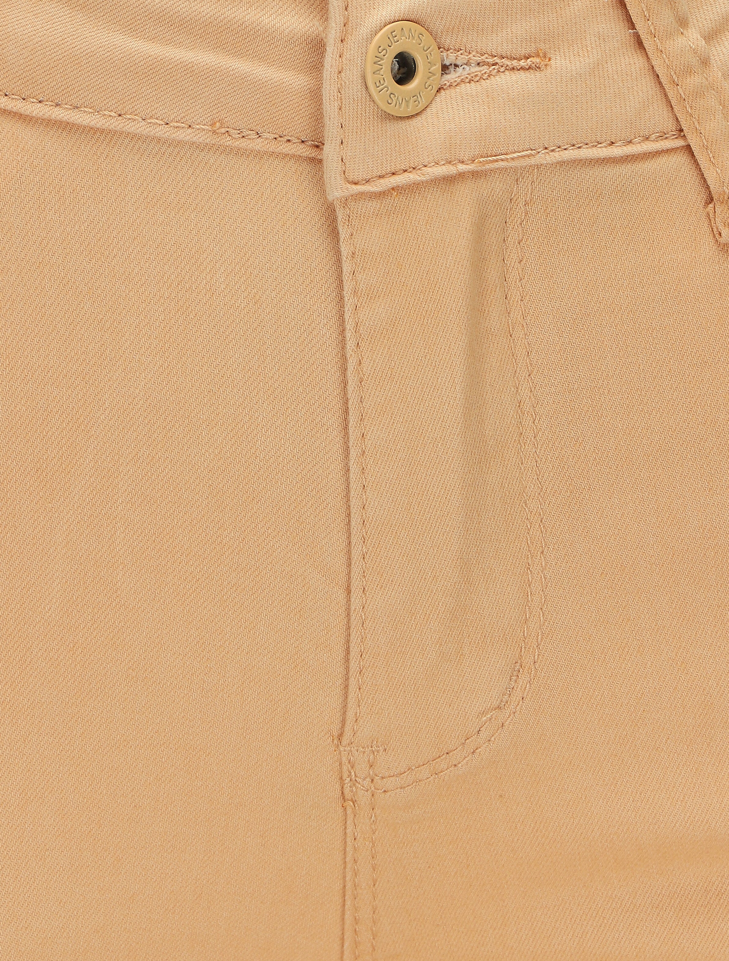 Jean slim eenkleurig push up - Abrikoos - Image 3