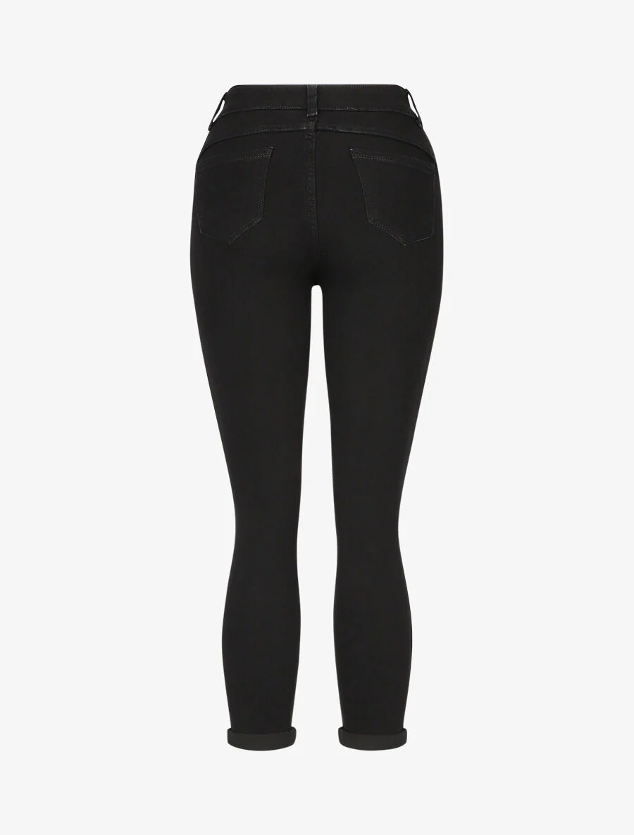 Jean slim push-up - Zwart - Image 2
