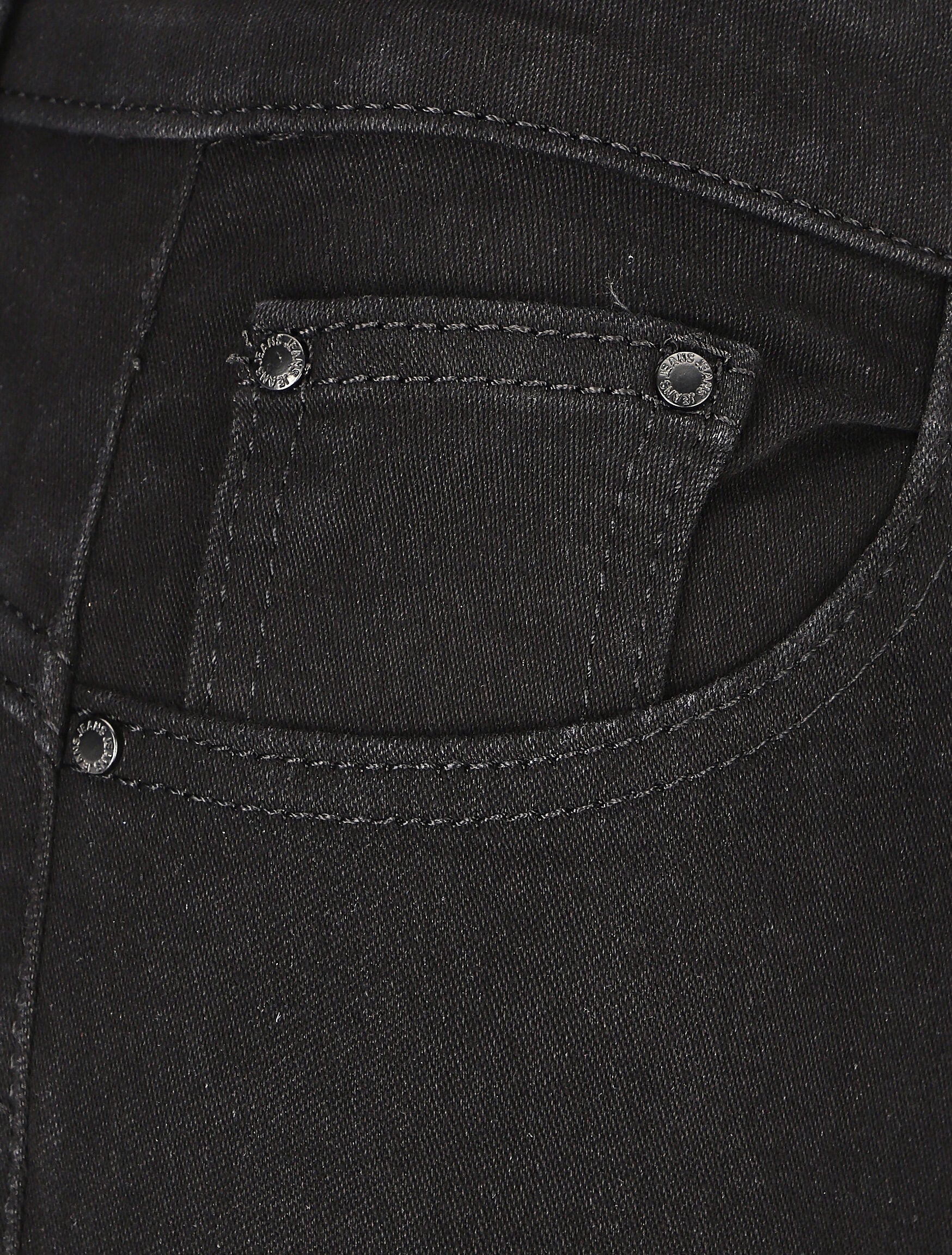 Jean slim push-up - Zwart - Image 3