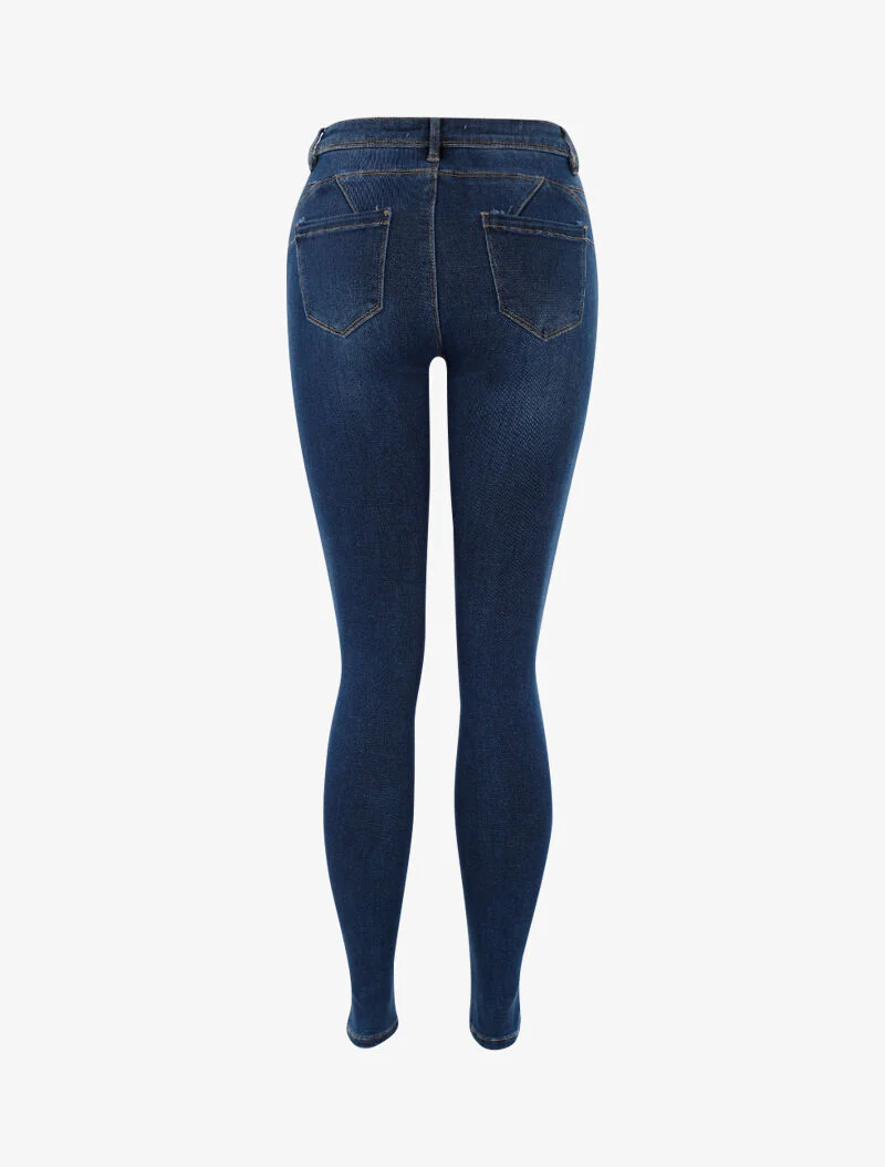 Skinny push-up jeans - ruwe denim - Image 2