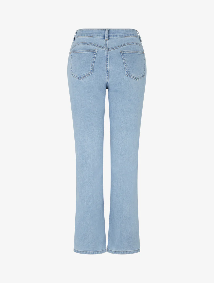 Jean standaard push-up rechte snit - Blauw - Image 2
