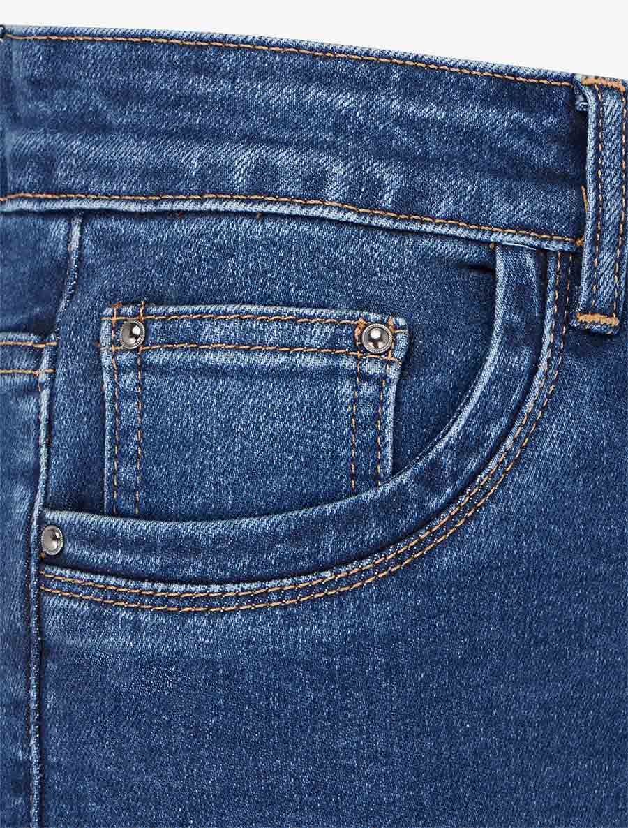 Jean standaard slim fit - Blauw - Image 3