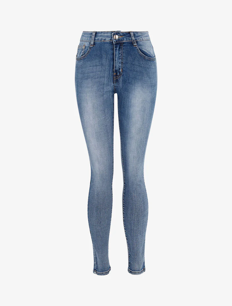Jean stretch gewassen - licht denim