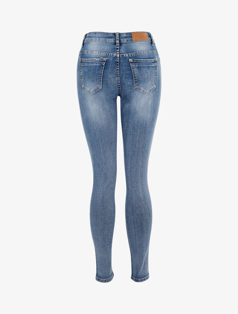 Jean stretch gewassen - licht denim - Image 2