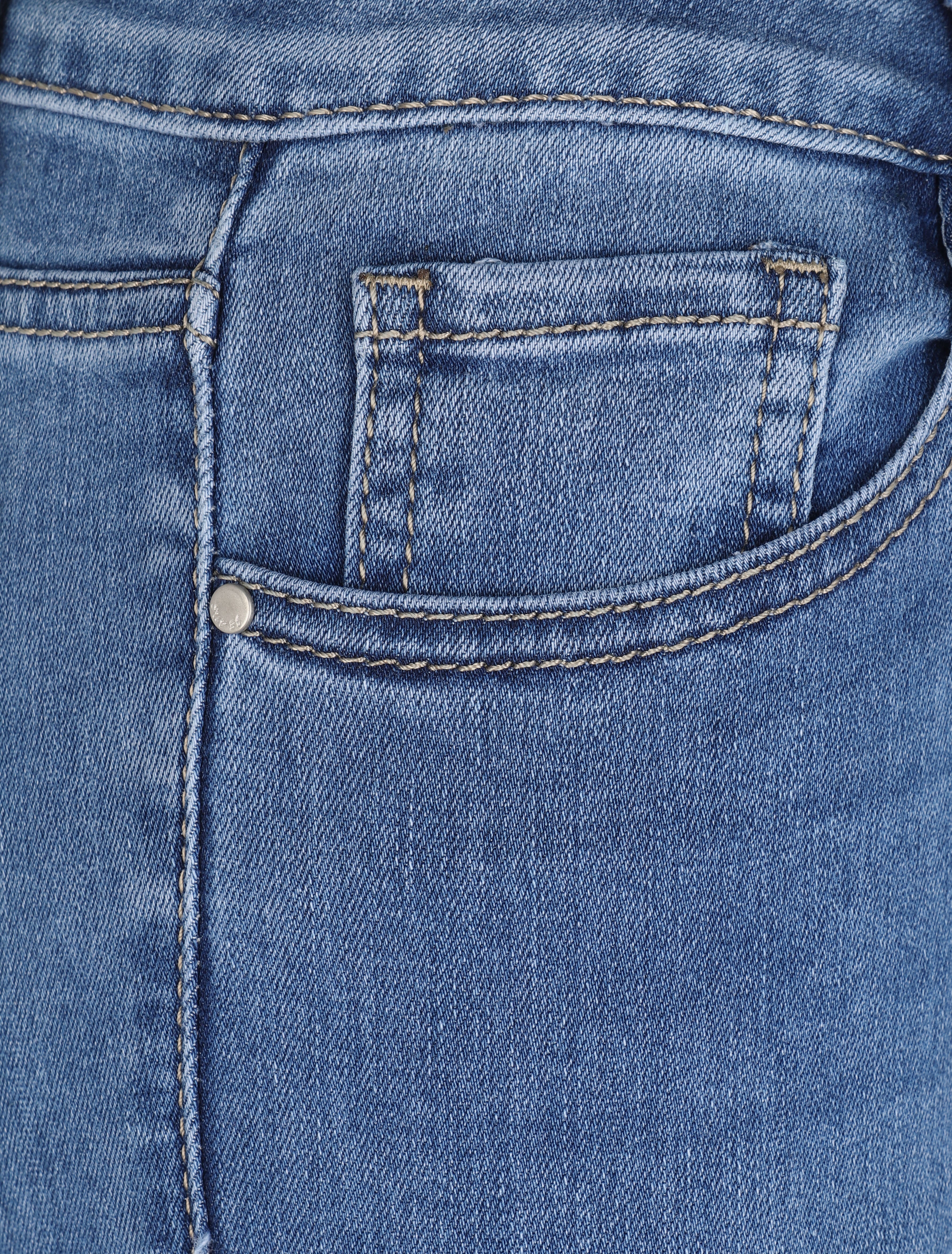 Jean 7/8 gescheurd met scherpe randen - Blauw - Image 3