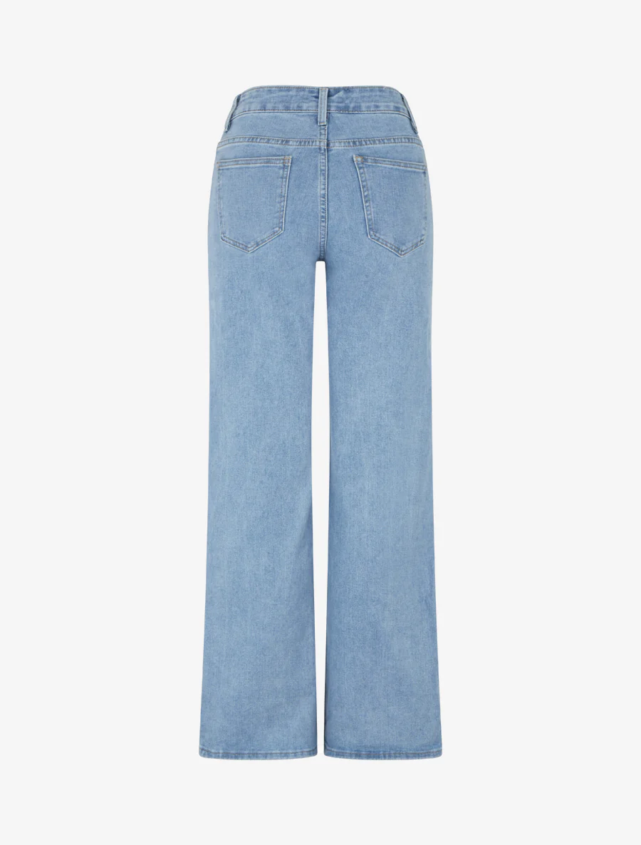 Jeans met hoge taille - Lichtblauw - Image 2