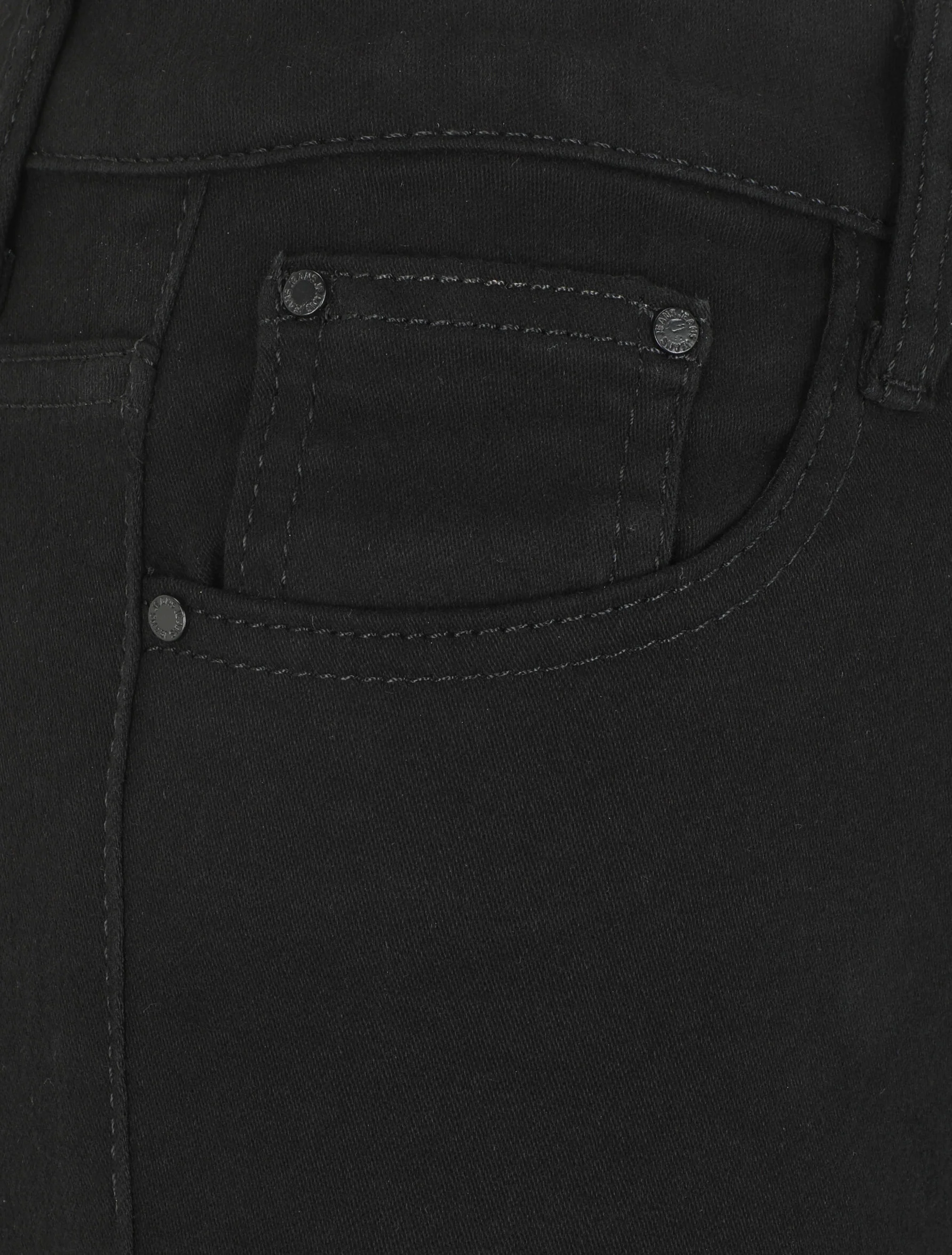 Jeans met revers. slanke pasvorm - zwart - Image 3