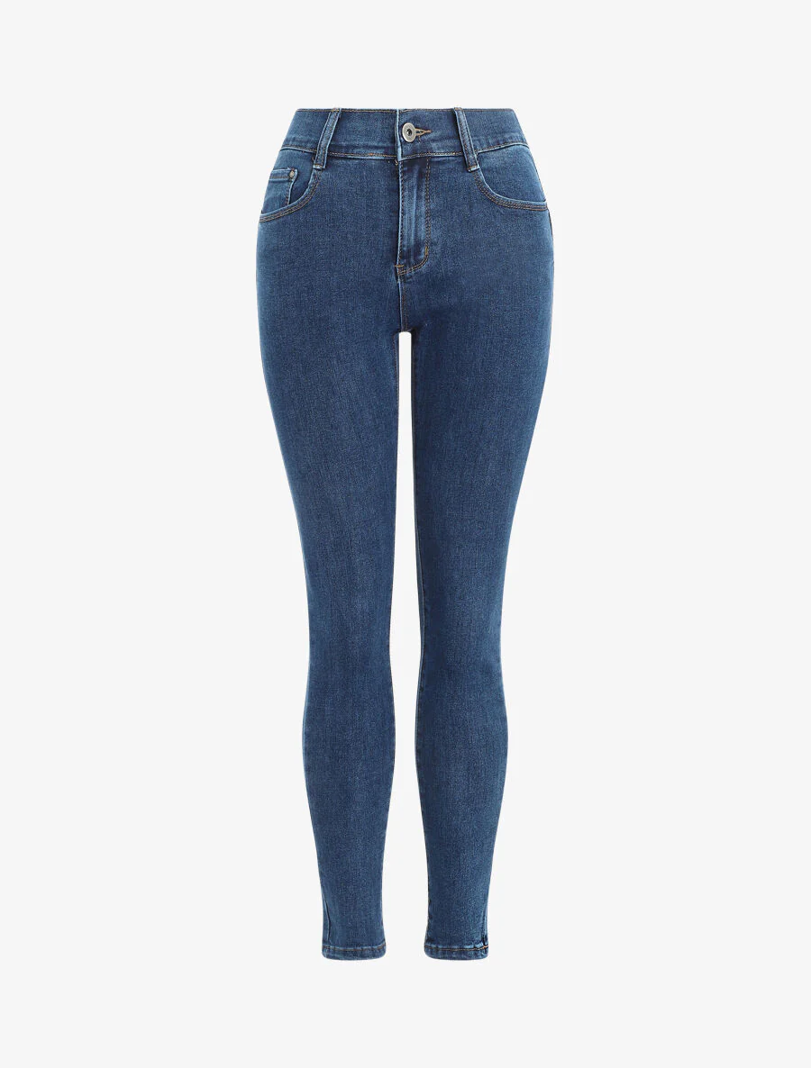 Jean push up skinny fit - Blauw