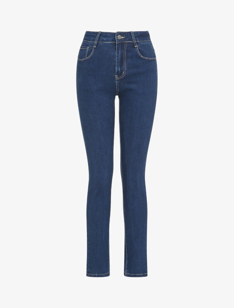 Jean standaard maat rechte snit - Blauw denim
