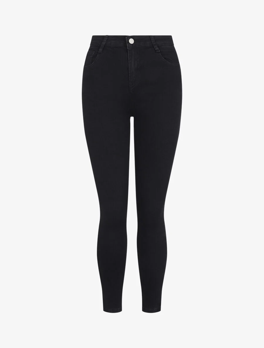 Jean ultra skinny met standaard taille - Zwart