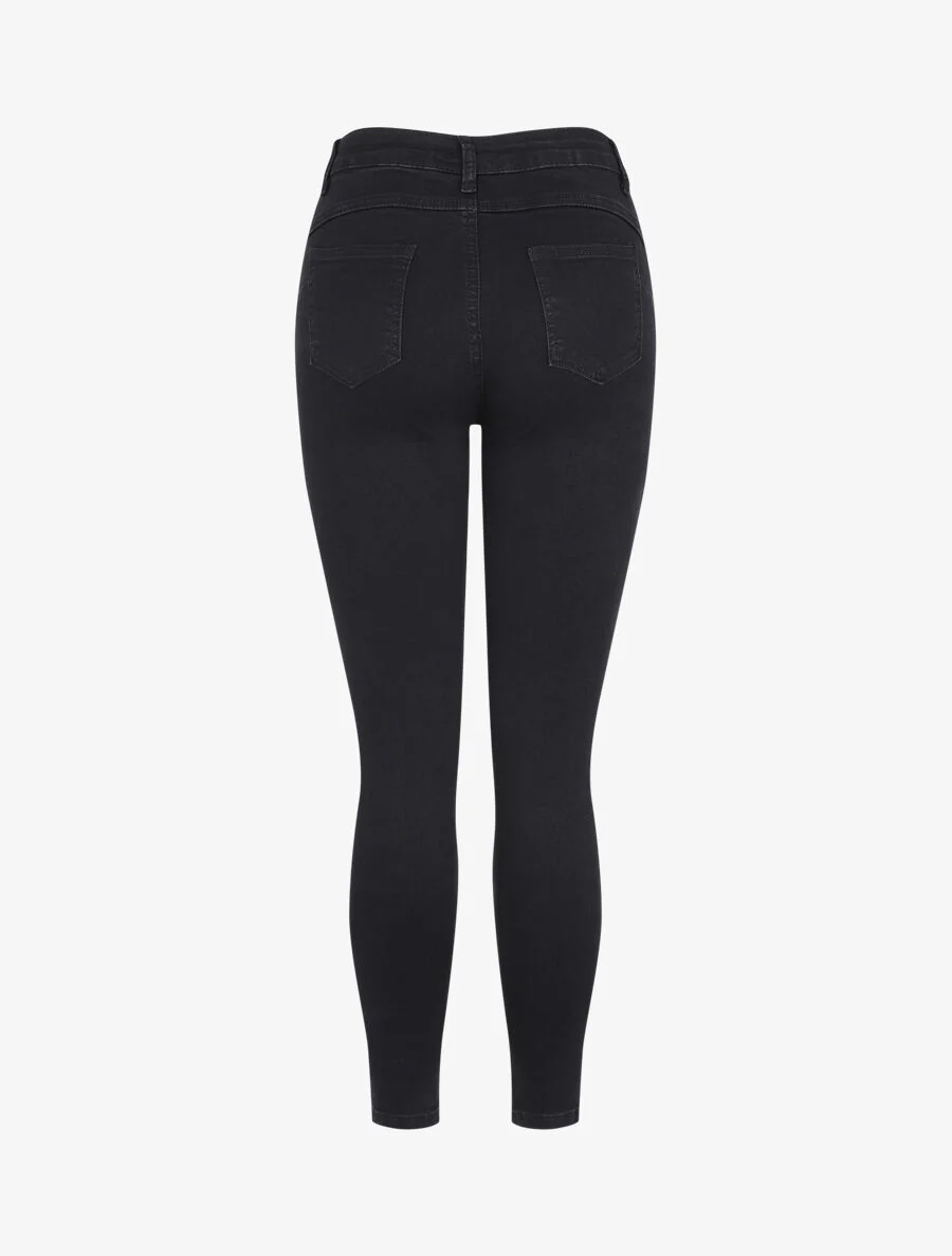 Jean ultra skinny met standaard taille - Zwart - Image 2
