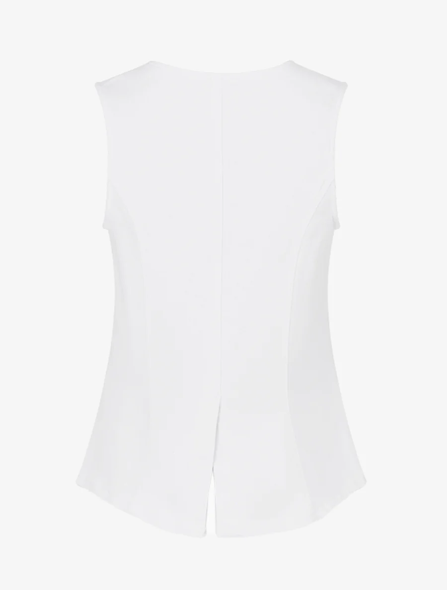 Jeanshemd met knopen - Wit - Image 2