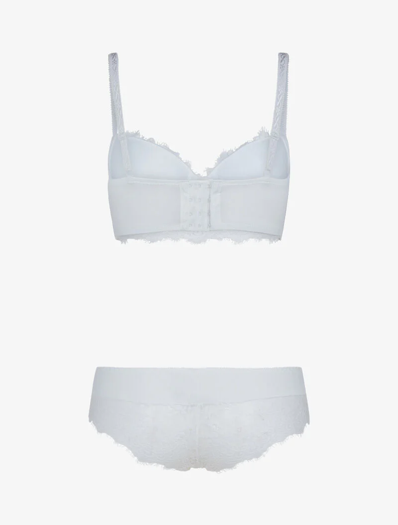 Kanten bustier set - wit - Image 2
