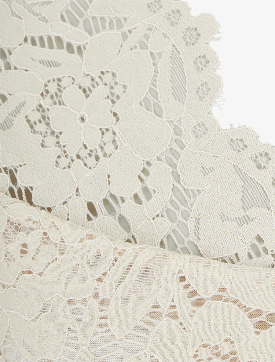 Kanten romper. - Beige - Image 3