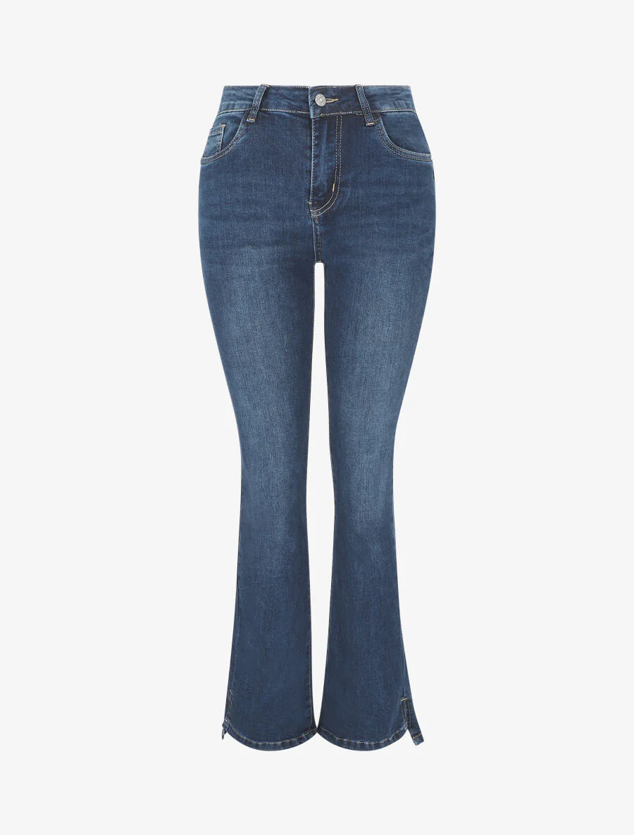 Klassieke bootcut jeans - blauw