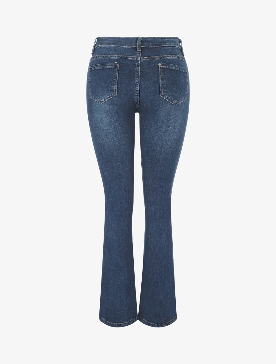 Klassieke bootcut jeans - blauw - Image 2