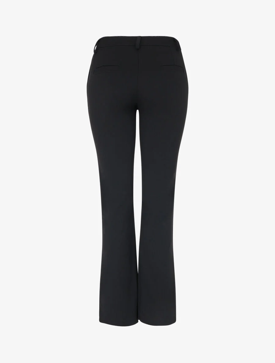 Klassieke broek met hoge taille - Zwart - Image 2