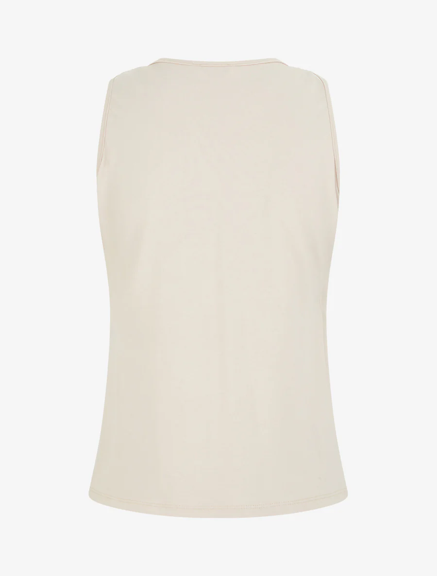 Klassieke cache-coeur top - Beige - Image 2