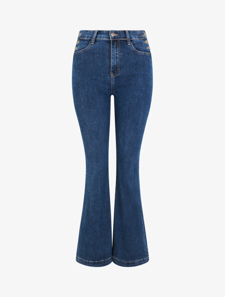 Jean klassiek flare fit - Blauw