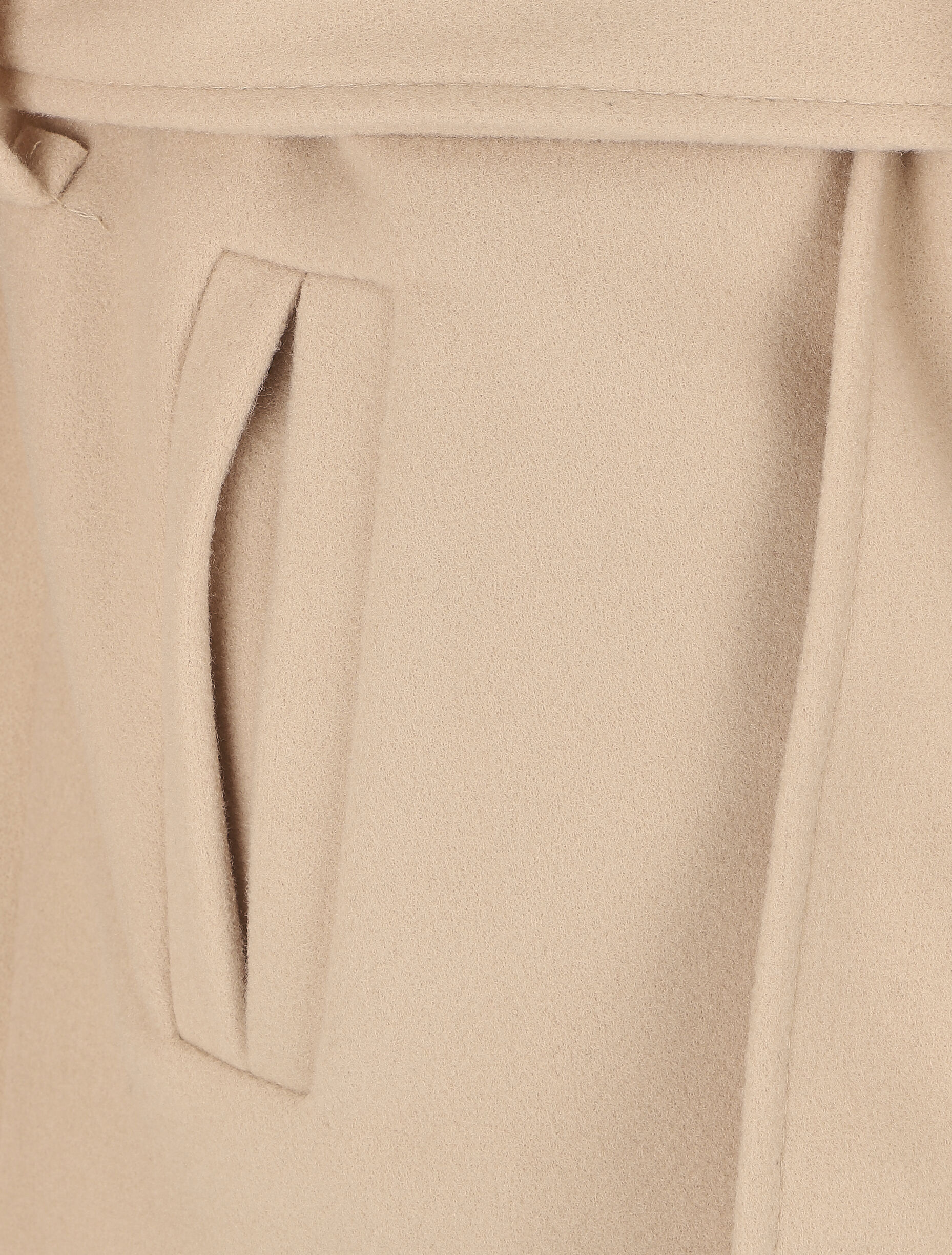 Klassieke lange jas - Beige - Image 3