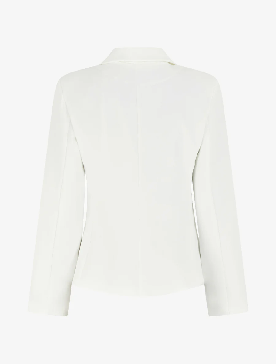 Klassieke rechte blazer - Wit - Image 2