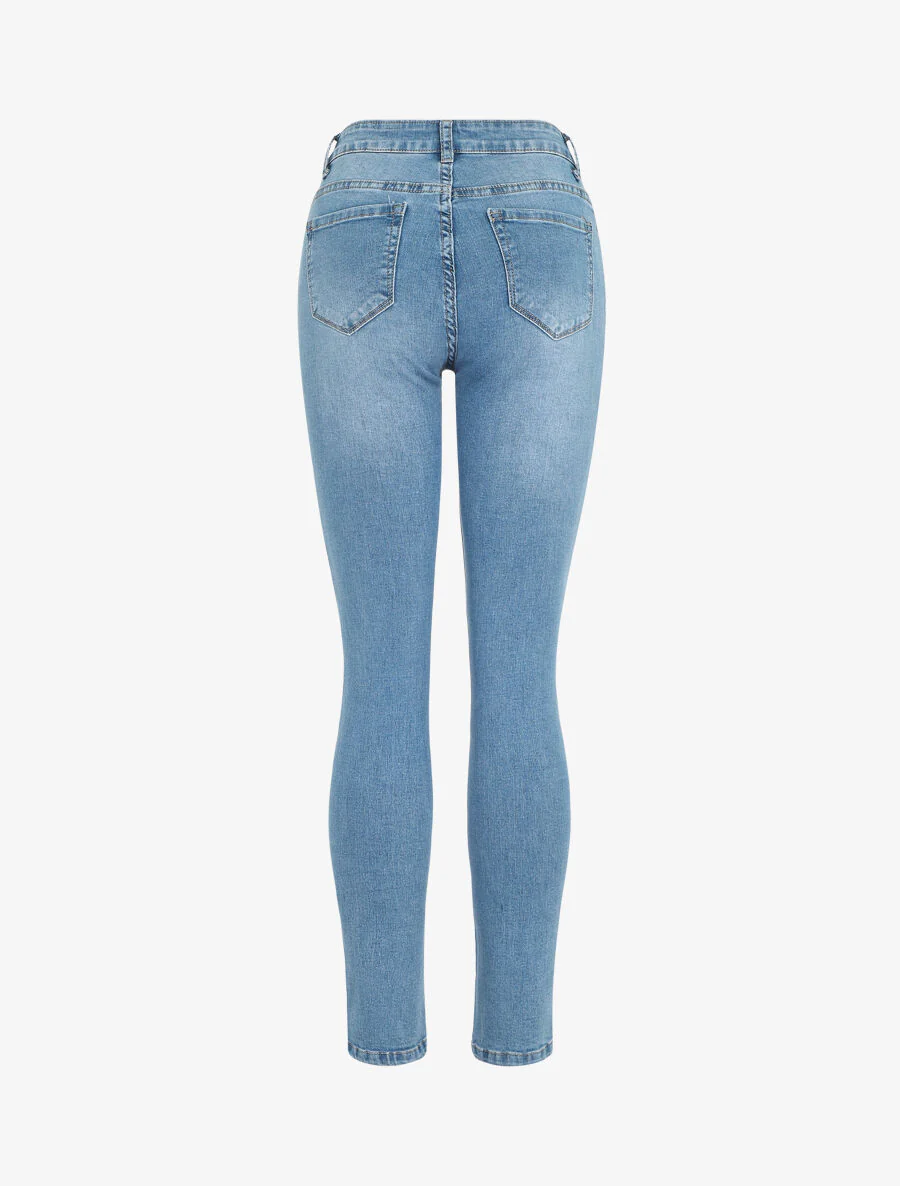 Klassieke rechte jeans - blauw - Image 2